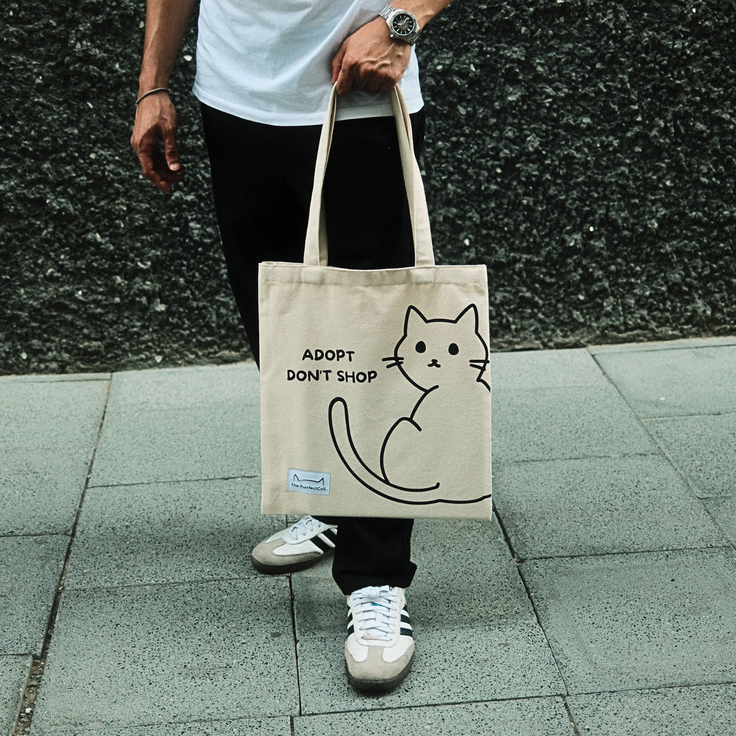 Adopt Don't Shop Tote Bag