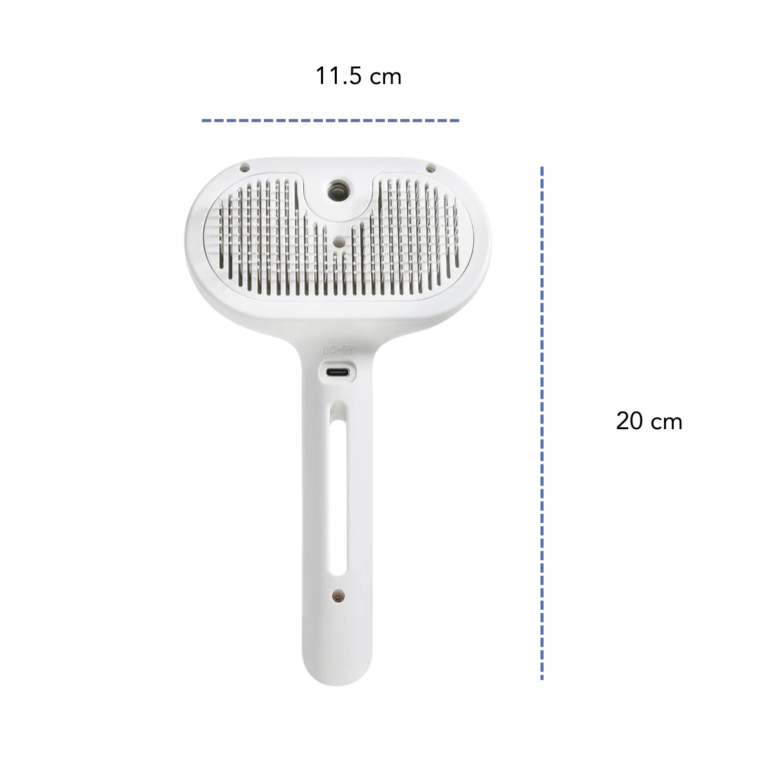 Deshedding Brush with Steam