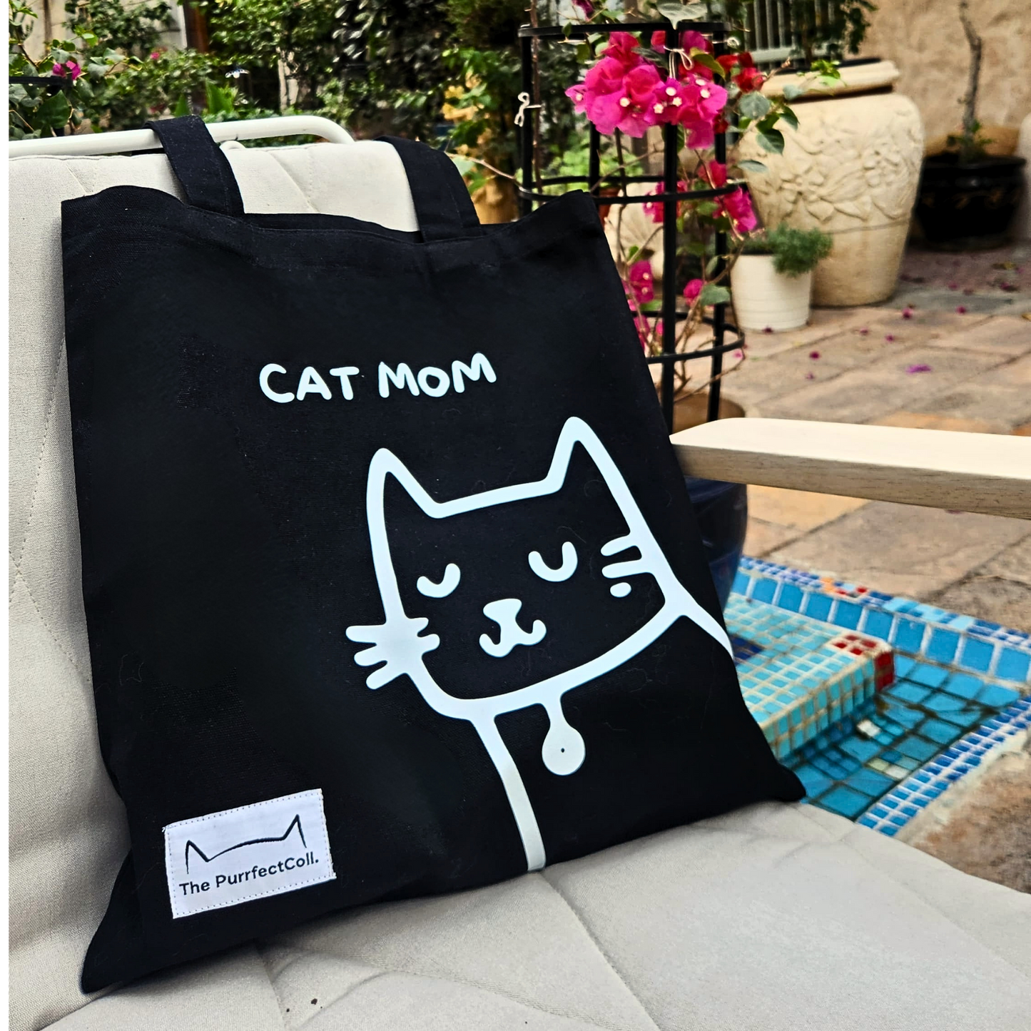 Cat Mom Tote Bag