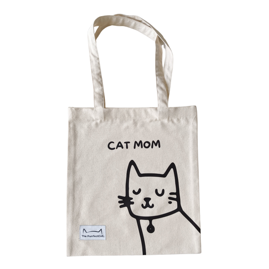 Cat Mom Tote Bag