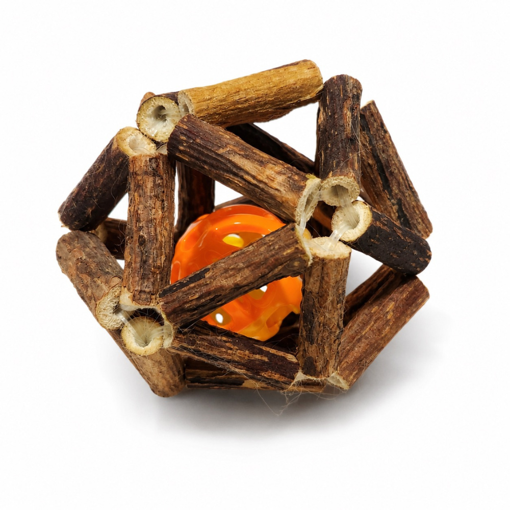 Large Silvervine Ball with Bell