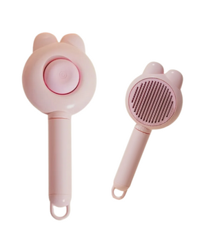 Bunny Fur Brush PINK