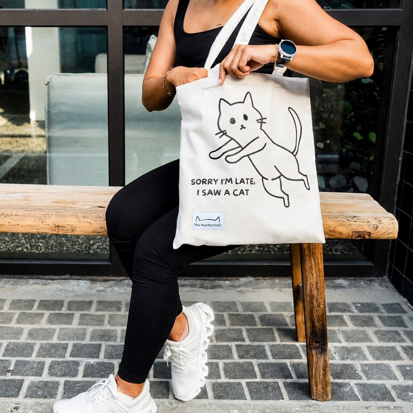 Sorry I'm late, I saw a Cat Tote Bag