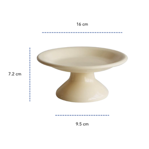 Eco-Resin Elevated Plate WHITE