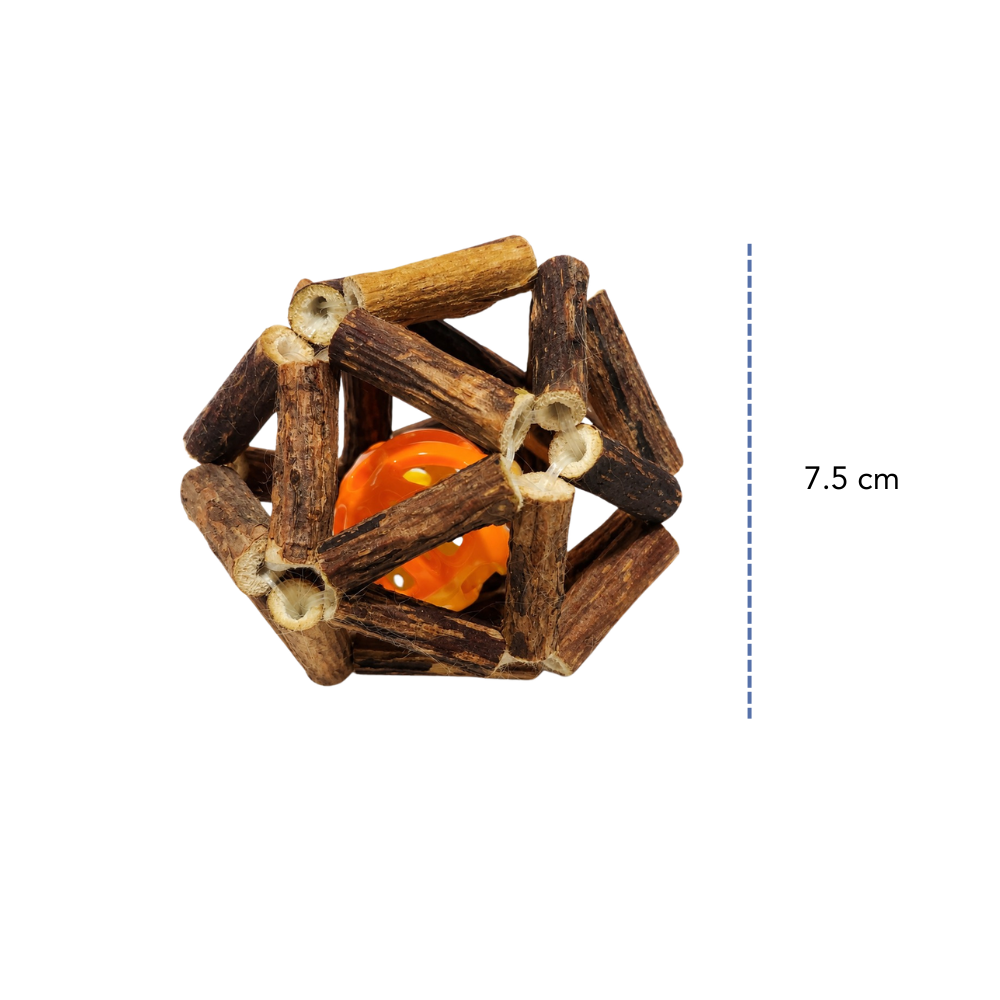 Large Silvervine Ball with Bell