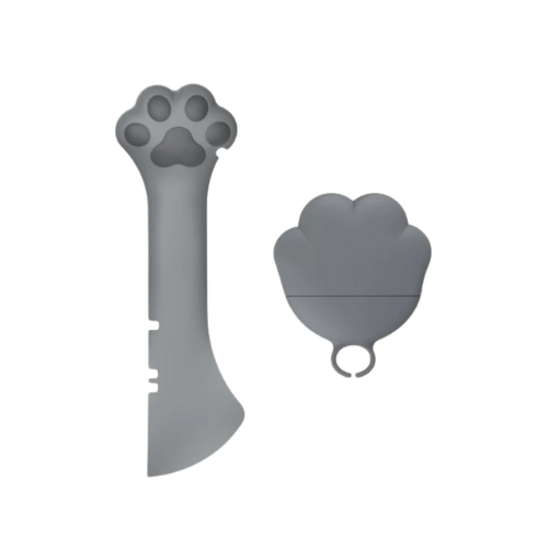 Silicone Can Opener-Scoop and Cover GREY