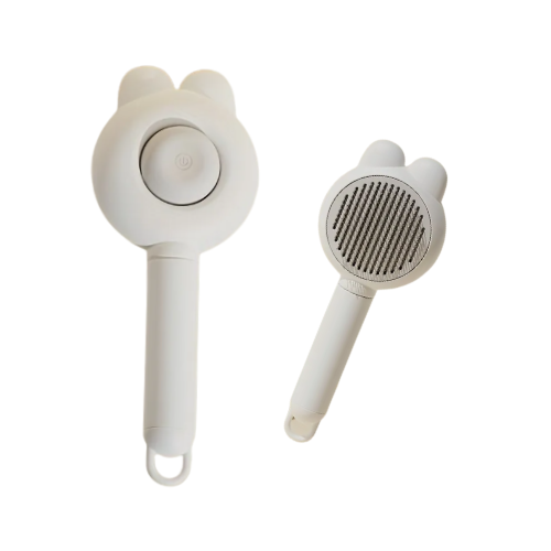 Bunny Fur Brush WHITE