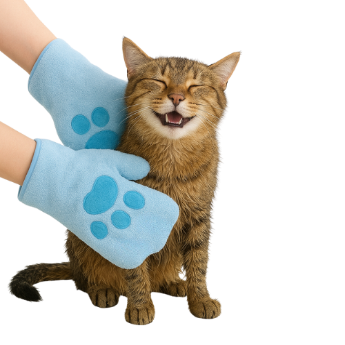 Glove Microfiber Towel for Pets