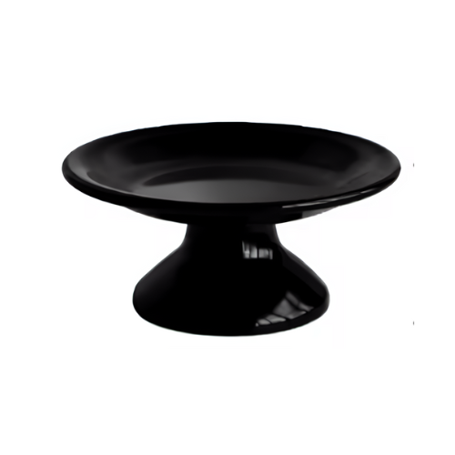 Elevated Plate BLACK (Melamine Resin)