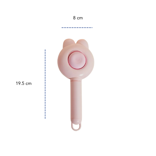Bunny Fur Brush PINK