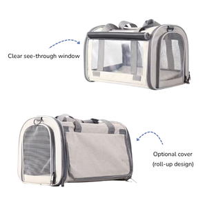 Large Pet Carrier Bag – Lightweight & Breathable Pet Travel Bag
