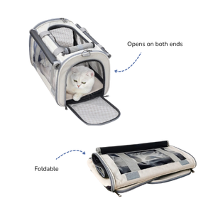 Large Pet Carrier Bag – Lightweight & Breathable Pet Travel Bag