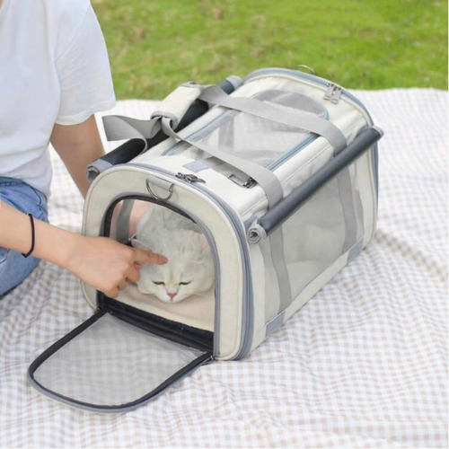 Large Pet Carrier Bag – Lightweight & Breathable Pet Travel Bag