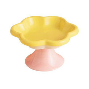 ceramic raised bowl for cats