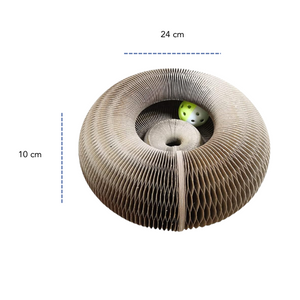 Foldable Accordion Interactive Toy with Ball