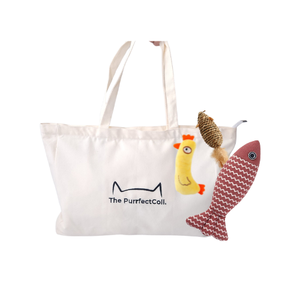 Santa Paw Gift Set (Things I do... Tote Bag)